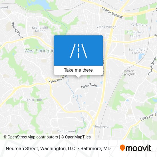 Neuman Street map