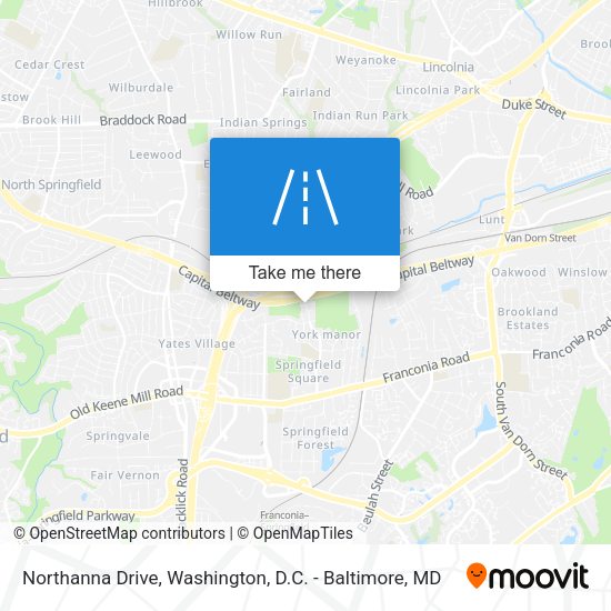 Mapa de Northanna Drive