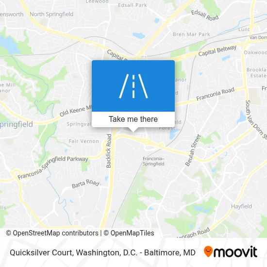 Quicksilver Court map