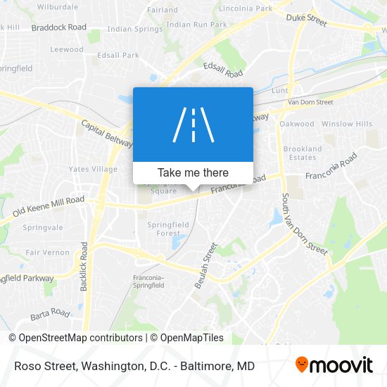 Roso Street map