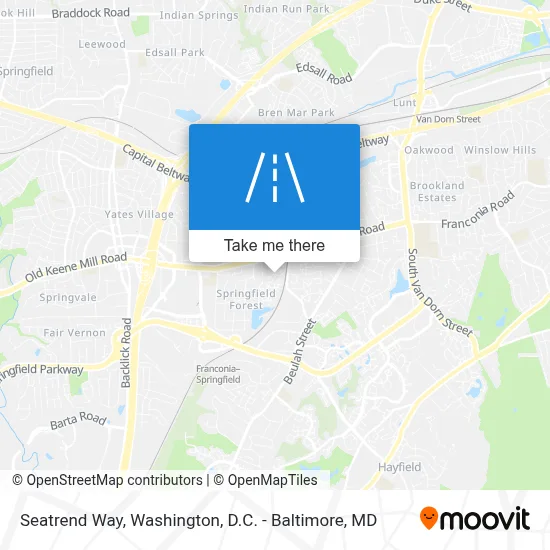 Seatrend Way map