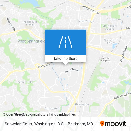Snowden Court map