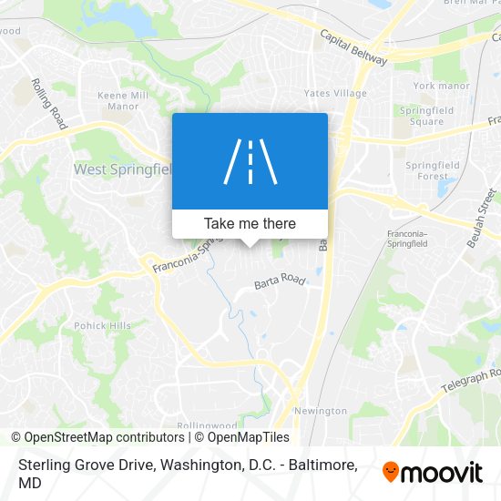 Mapa de Sterling Grove Drive