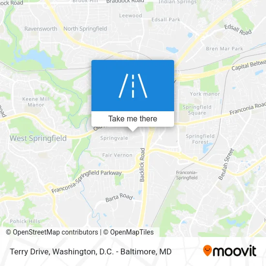 Terry Drive map