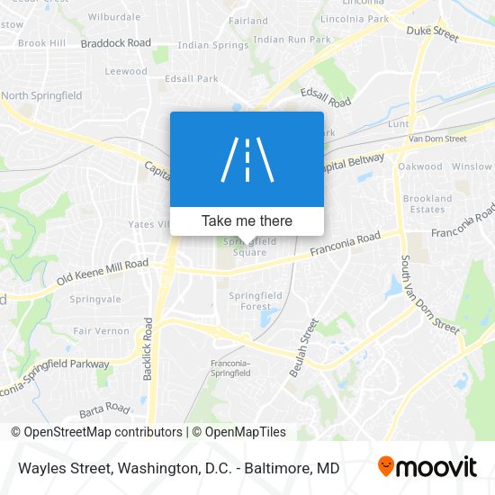 Wayles Street map