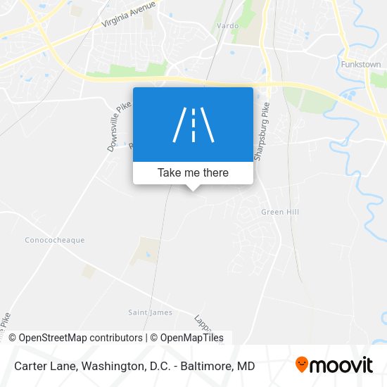 Carter Lane map