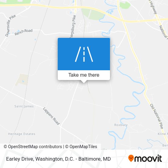Mapa de Earley Drive