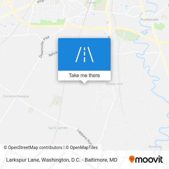 Mapa de Larkspur Lane