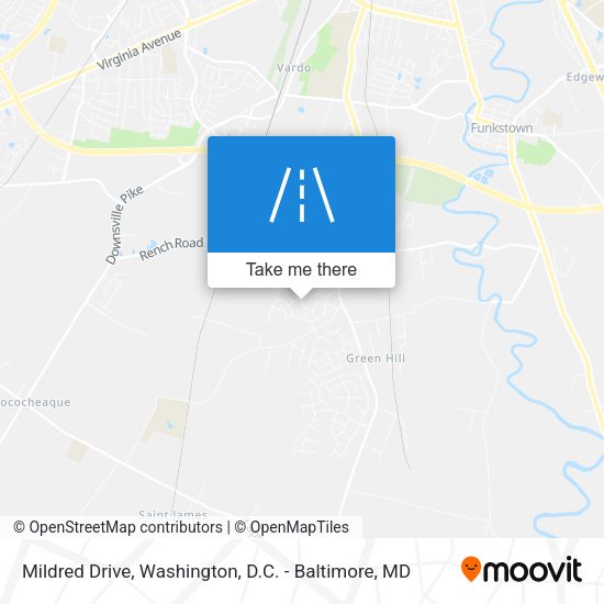 Mapa de Mildred Drive