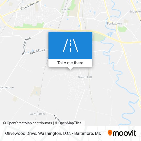 Mapa de Olivewood Drive