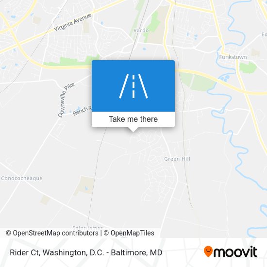 Rider Ct map