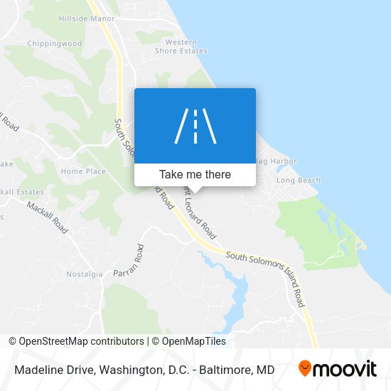 Madeline Drive map
