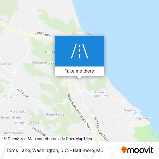 Toms Lane map