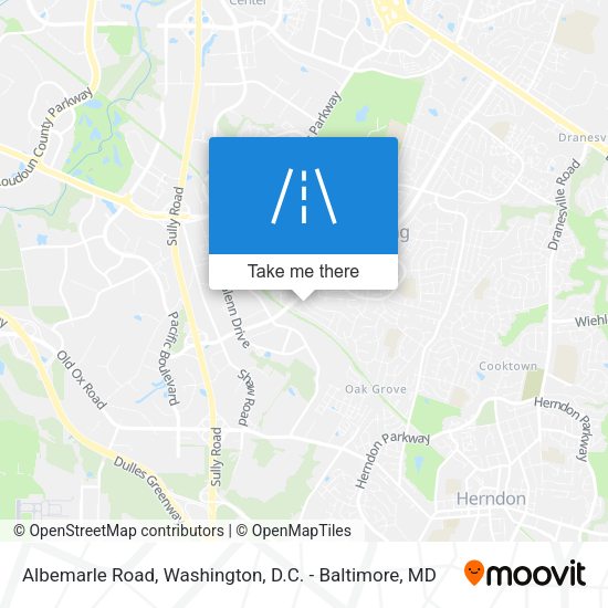 Albemarle Road map