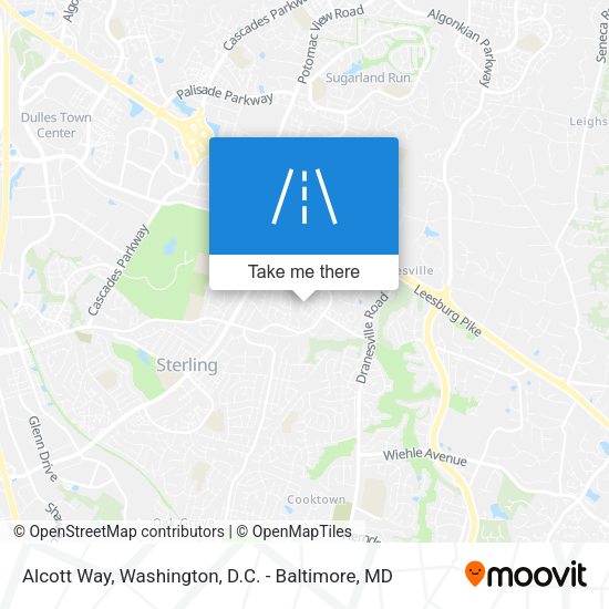 Alcott Way map