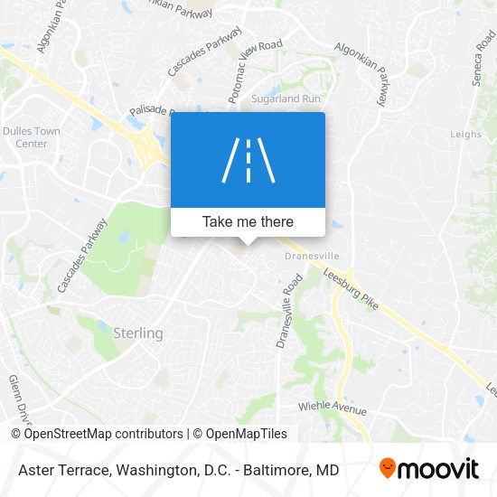 Aster Terrace map