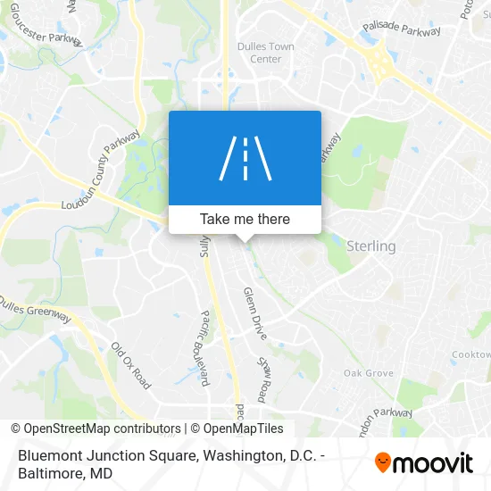 Bluemont Junction Square map
