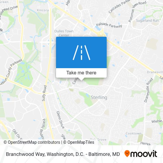 Mapa de Branchwood Way