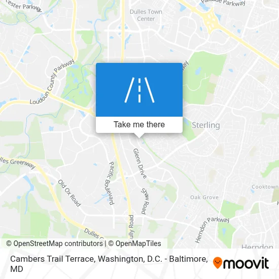 Cambers Trail Terrace map