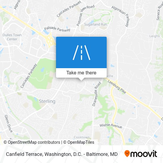 Canfield Terrace map