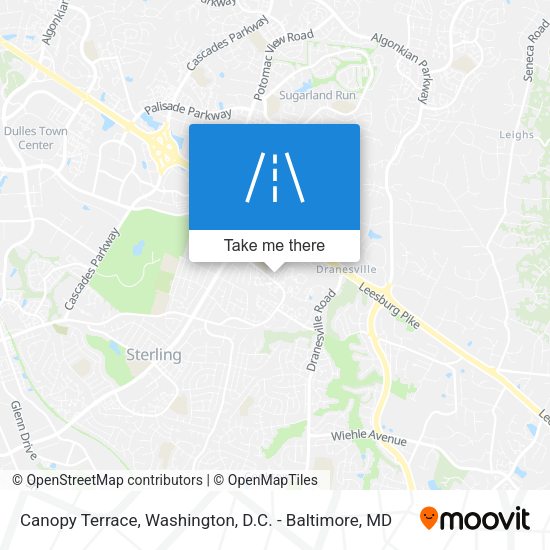 Canopy Terrace map