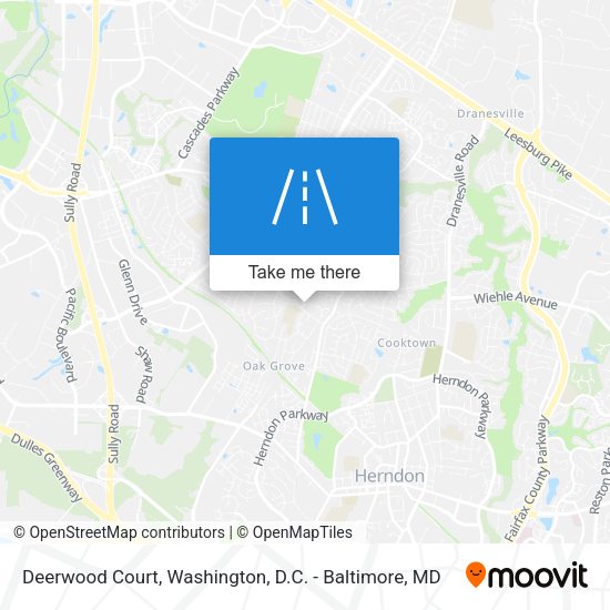 Deerwood Court map
