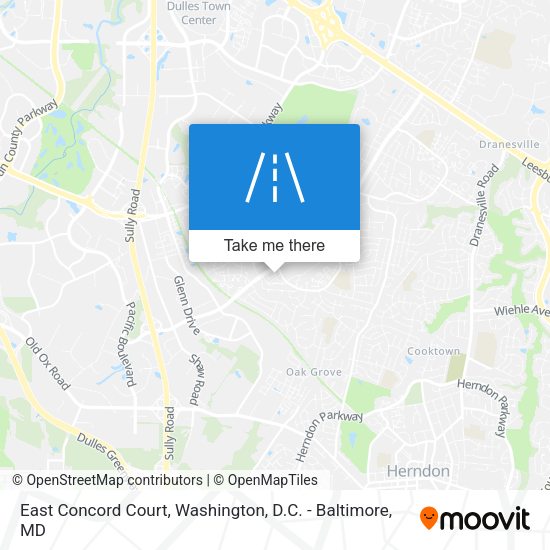 Mapa de East Concord Court