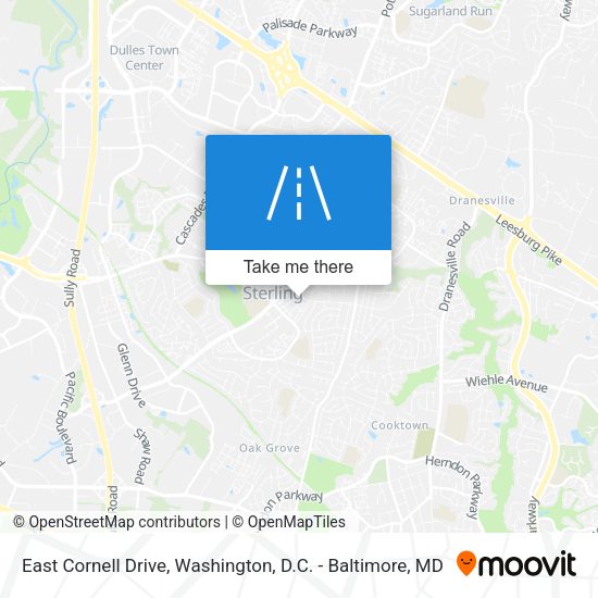 Mapa de East Cornell Drive