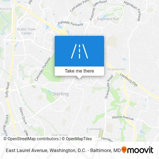 East Laurel Avenue map