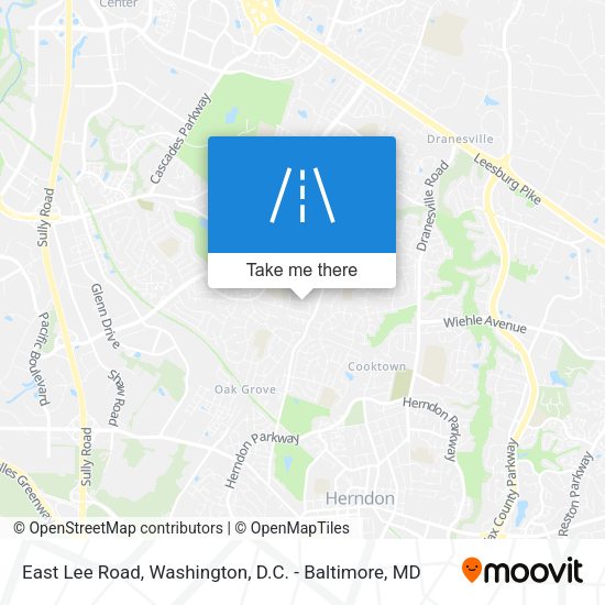 East Lee Road map