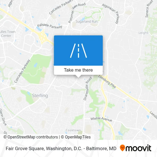 Fair Grove Square map