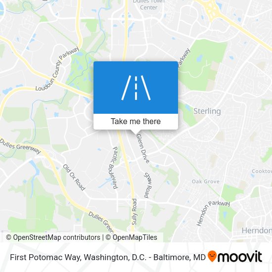 First Potomac Way map