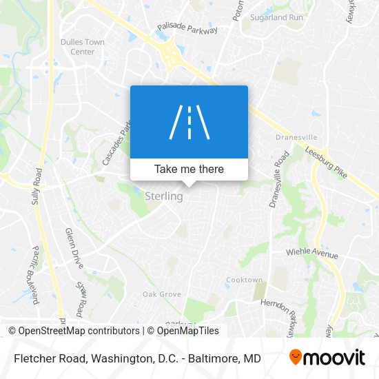 Fletcher Road map