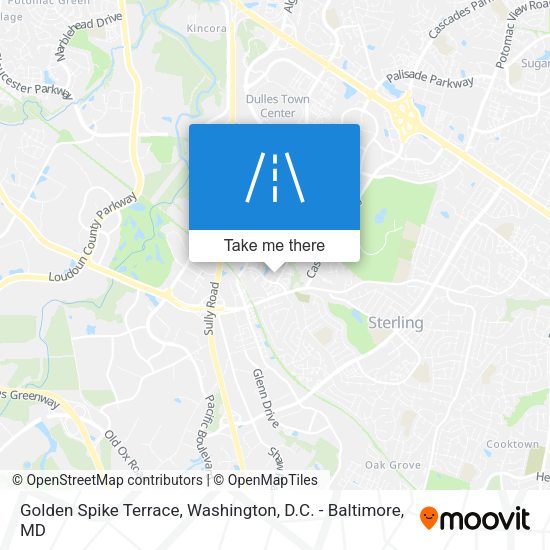 Mapa de Golden Spike Terrace