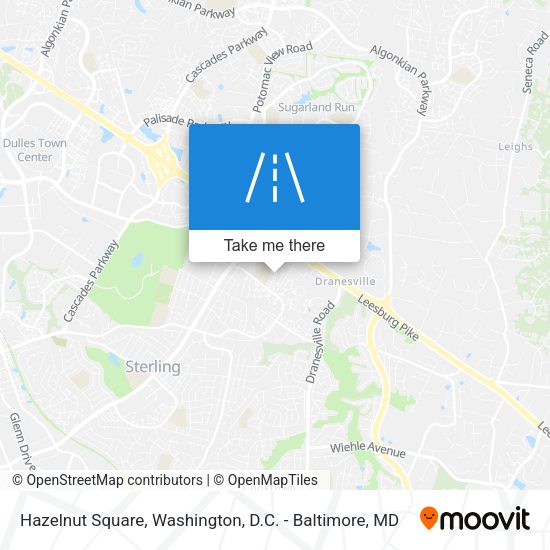 Hazelnut Square map