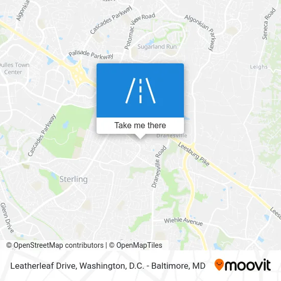 Leatherleaf Drive map
