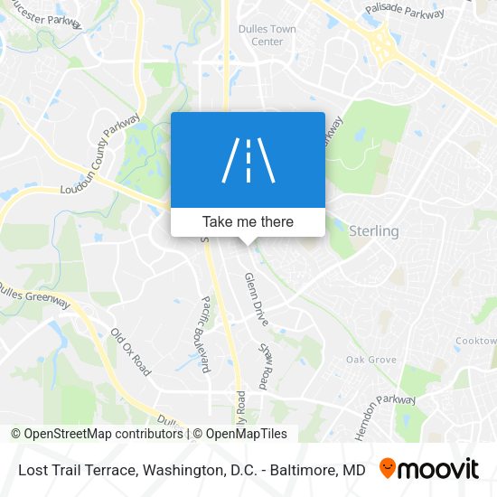 Lost Trail Terrace map