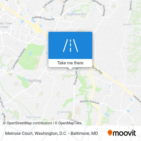 Melrose Court map