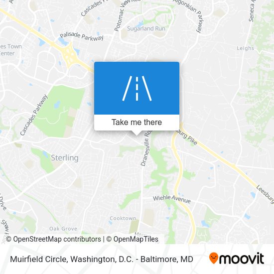 Muirfield Circle map