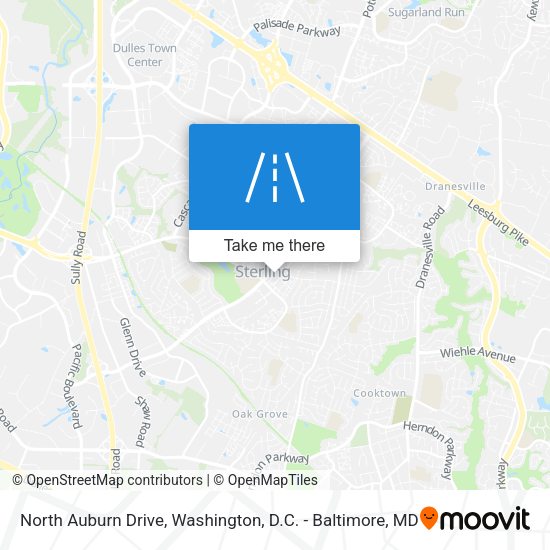North Auburn Drive map