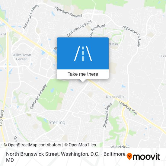 Mapa de North Brunswick Street