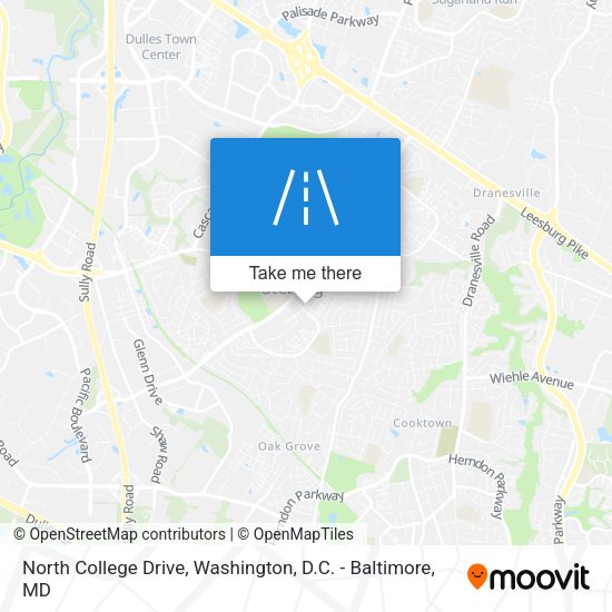 North College Drive map