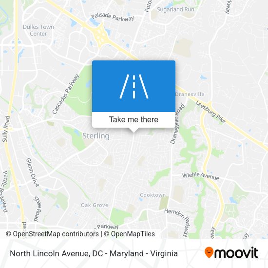 North Lincoln Avenue map