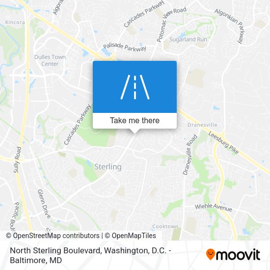Mapa de North Sterling Boulevard