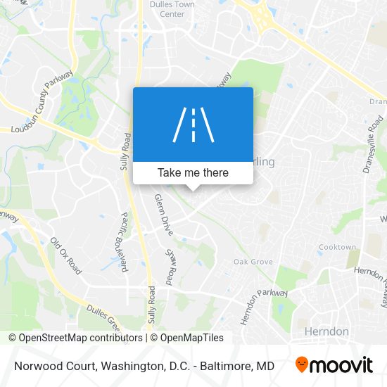 Mapa de Norwood Court