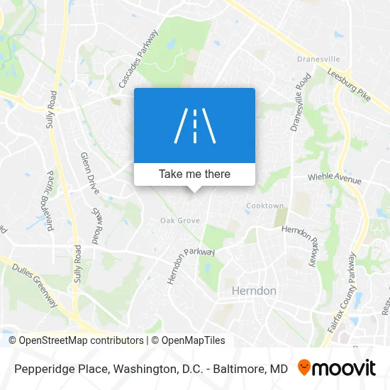 Pepperidge Place map