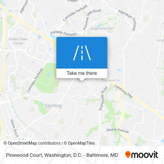 Mapa de Pinewood Court