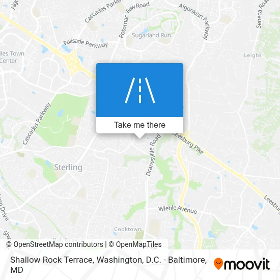 Shallow Rock Terrace map