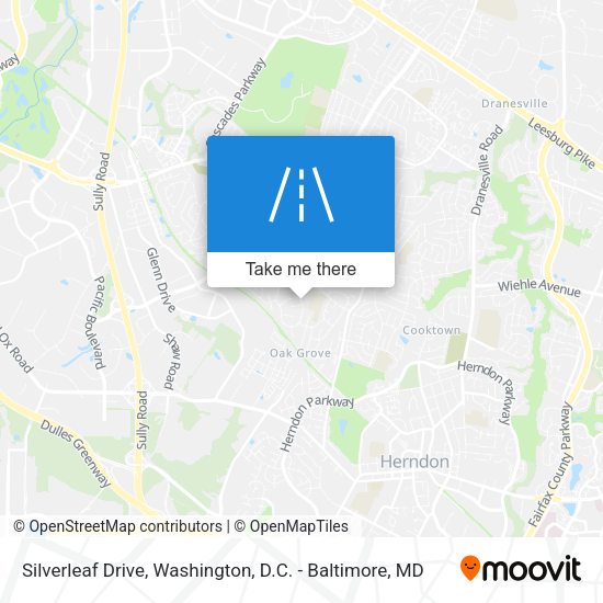 Silverleaf Drive map