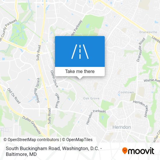 South Buckingham Road map
